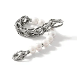 Men John Hardy Chains^Asli Bracelet, Silver, Pearls, 10.5Mm