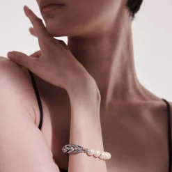 Men John Hardy Chains^Asli Bracelet, Silver, Pearls, 10.5Mm