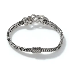 Men John Hardy Chains^Asli Bracelet, Sterling Silver, Pave