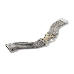 Women John Hardy Chains^Asli Bracelet, Sterling Silver, Gold, 20Mm