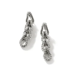 Women John Hardy Drops^Asli Link Earring, Sterling Silver