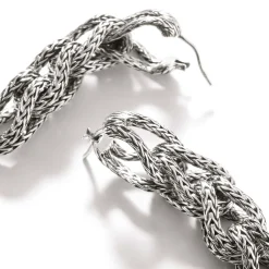 Women John Hardy Drops^Asli Link Earring, Sterling Silver