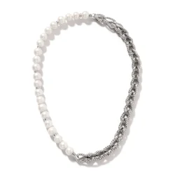 Women John Hardy Statement^Asli Necklace, Sterling Silver, Pearls, 10.5Mm