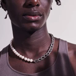 Women John Hardy Statement^Asli Necklace, Sterling Silver, Pearls, 10.5Mm