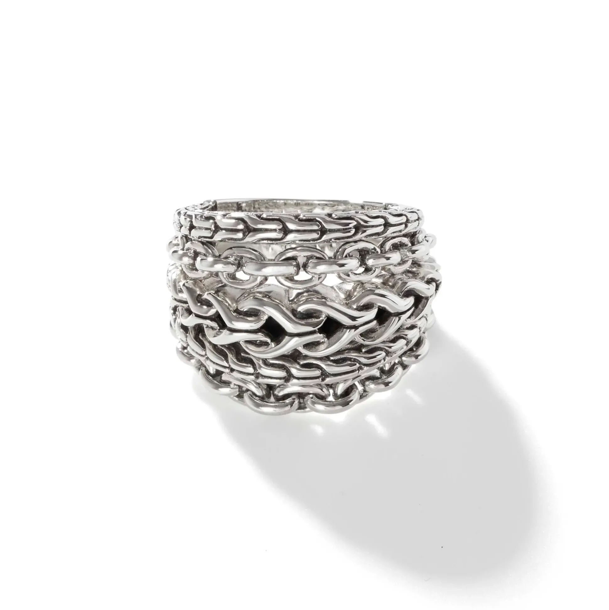 Women John Hardy Statement^Asli Stacked Ring, Sterling Silver