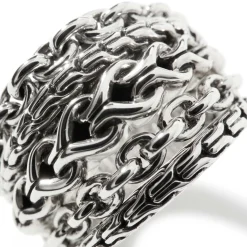 Women John Hardy Statement^Asli Stacked Ring, Sterling Silver