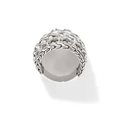 Women John Hardy Statement^Asli Stacked Ring, Sterling Silver