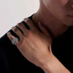 Women John Hardy Statement^Asli Stacked Ring, Sterling Silver