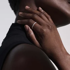 Women John Hardy Bands^Bamboo Band Ring, Gold, Diamonds, Slim