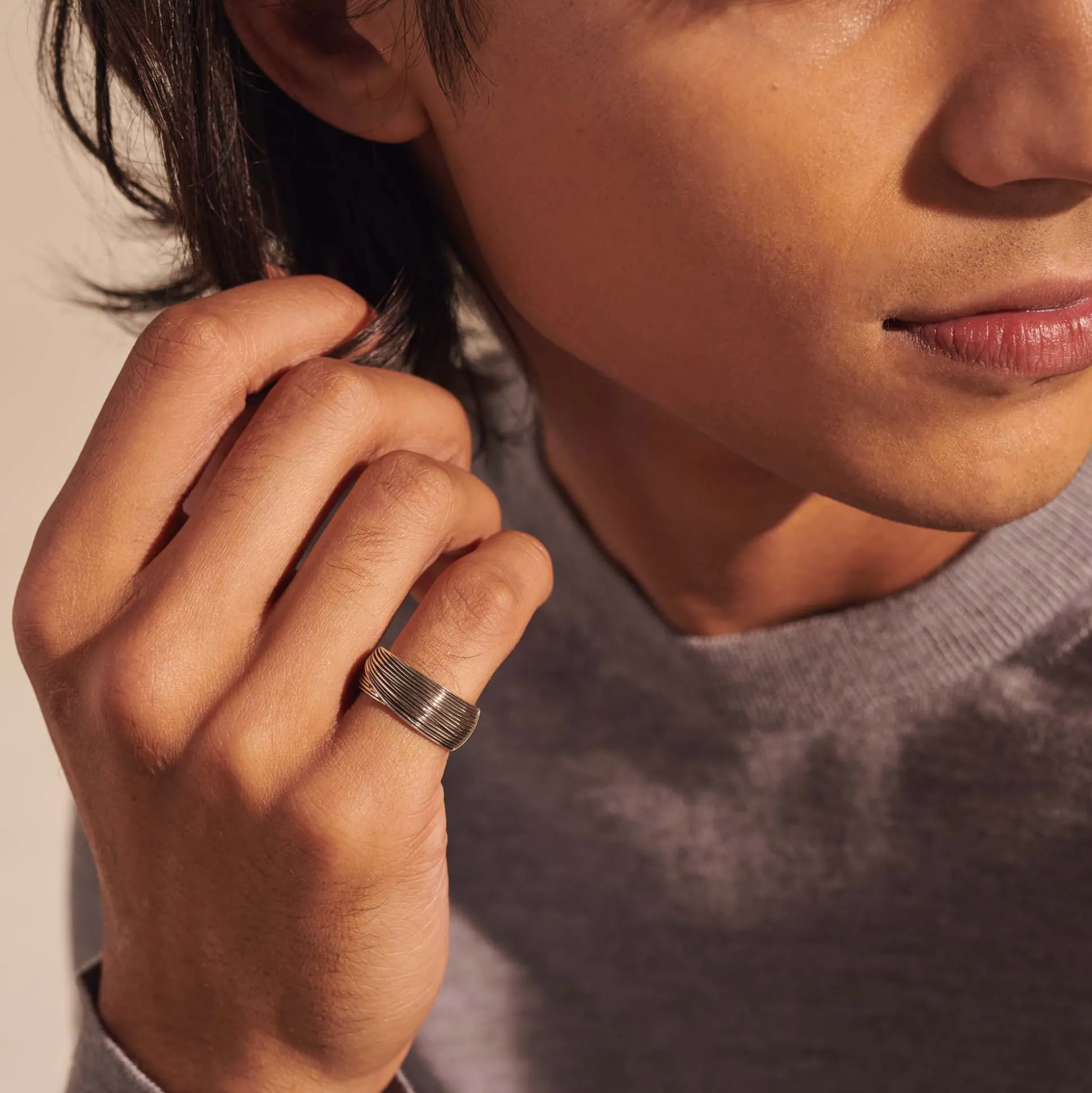 Women John Hardy Bands^Bamboo Band Ring, Sterling Silver