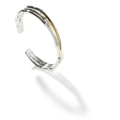 Women John Hardy Bangles & Cuffs^Bamboo Flex Cuff, Sterling Silver, Gold, Slim