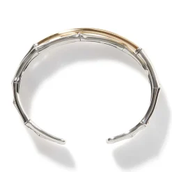 Women John Hardy Bangles & Cuffs^Bamboo Flex Cuff, Sterling Silver, Gold, Slim