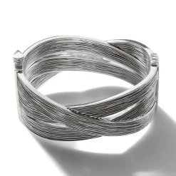 Women John Hardy Bangles & Cuffs^Bamboo Hinged Bangle, Sterling Silver, Wide