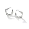 Women John Hardy Hoops^Bamboo Hoop Earring, Sterling Silver