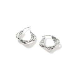 Women John Hardy Hoops^Bamboo Hoop Earring, Sterling Silver