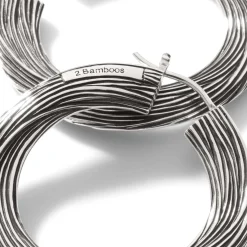 Women John Hardy Hoops^Bamboo Hoop Earring, Sterling Silver