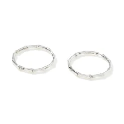Women John Hardy Hoops^Bamboo Hoop Earring, Sterling Silver