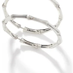 Women John Hardy Hoops^Bamboo Hoop Earring, Sterling Silver