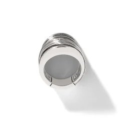 Women John Hardy Statement^Bamboo Saddle Ring, Sterling Silver