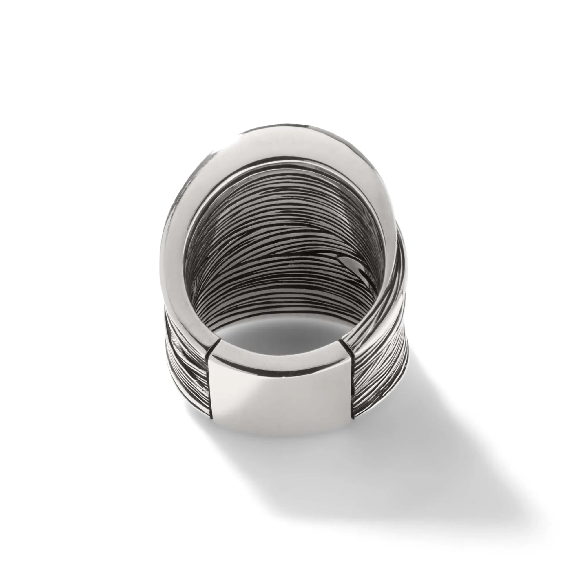 Women John Hardy Statement^Bamboo Saddle Ring, Sterling Silver