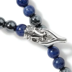 Men John Hardy Beads^Beaded Bracelet, Sterling Silver, Gemstones