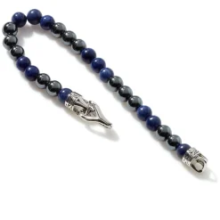 Men John Hardy Beads^Beaded Bracelet, Sterling Silver, Gemstones