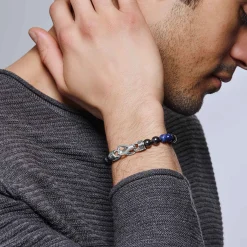 Men John Hardy Beads^Beaded Bracelet, Sterling Silver, Gemstones