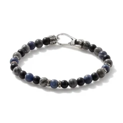 Men John Hardy Beads^Beaded Bracelet, Sterling Silver, Gemstones