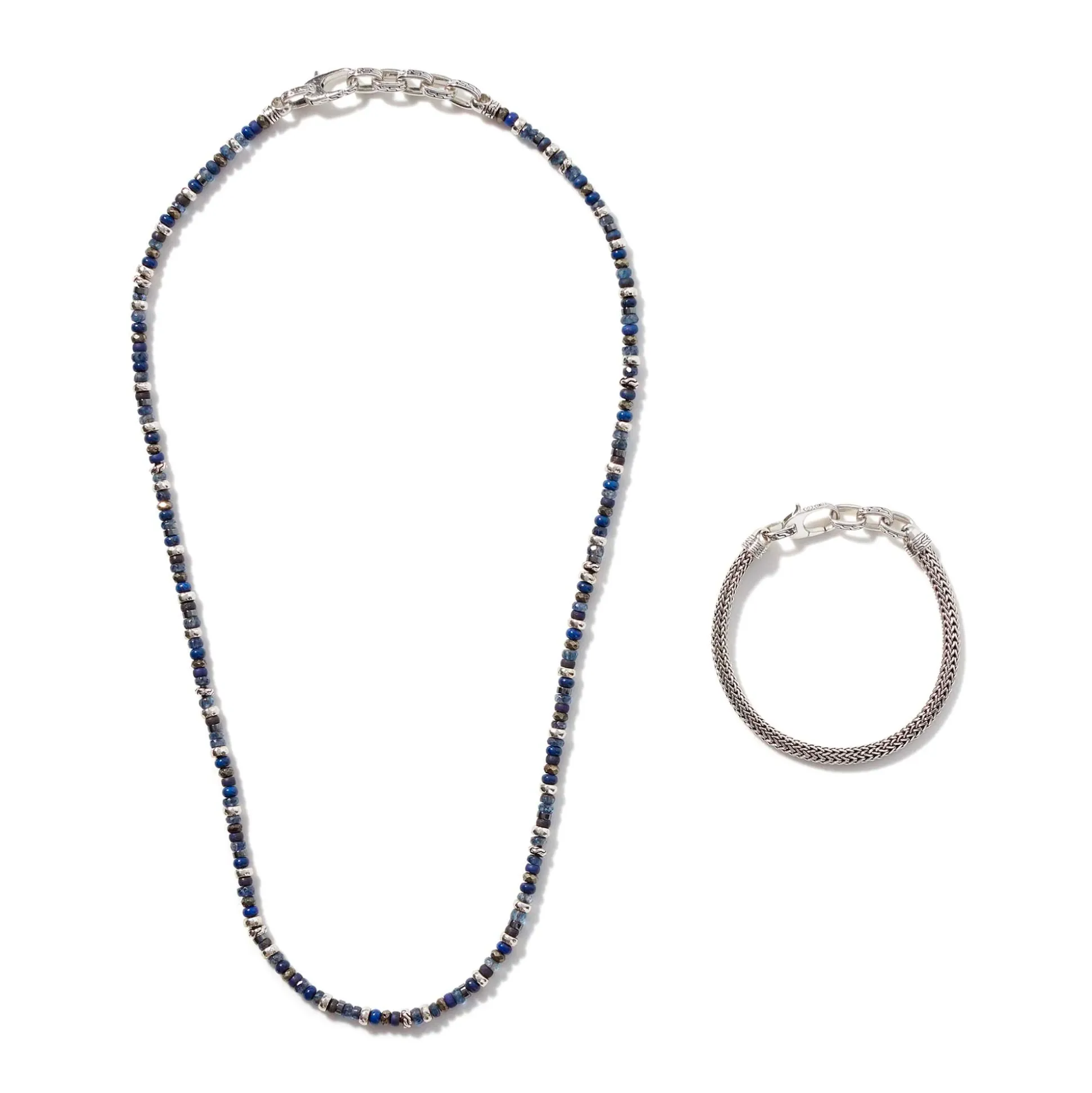 Men John Hardy Beads^Beaded Multi Wrap, Sterling Silver, Gemstones