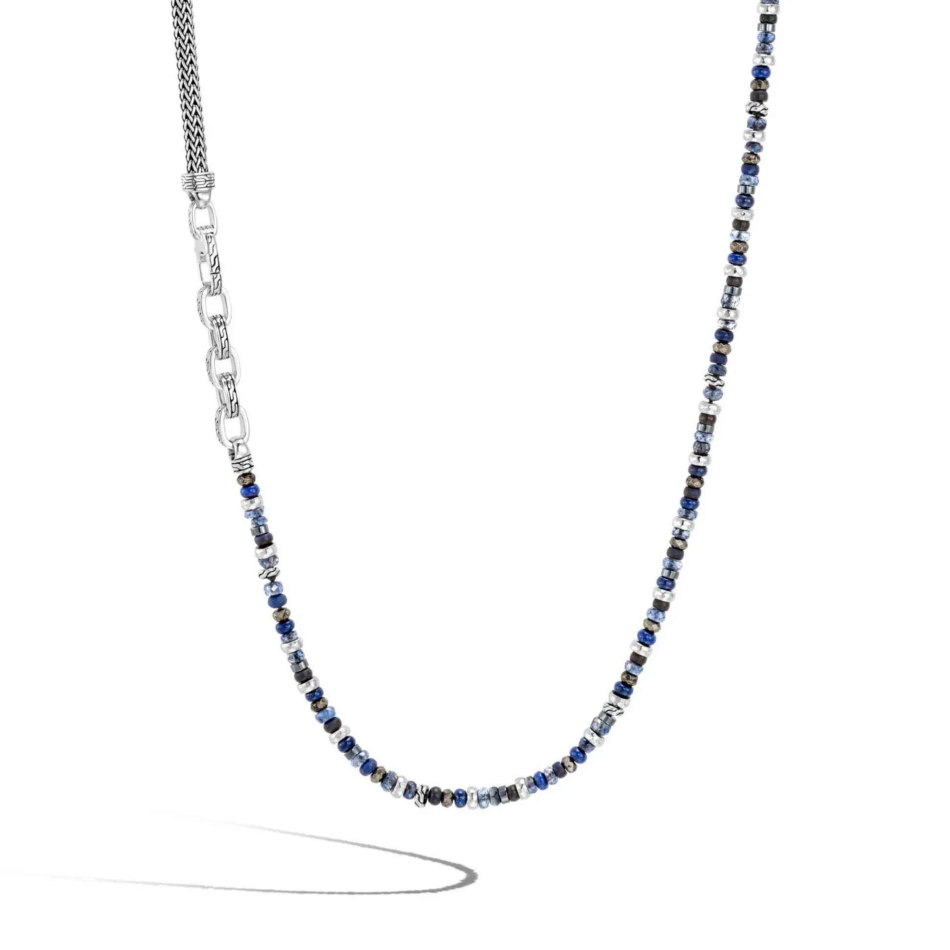 Men John Hardy Beads^Beaded Multi Wrap, Sterling Silver, Gemstones