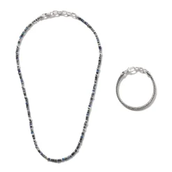 Men John Hardy Beads^Beaded Multi Wrap, Sterling Silver, Gemstones