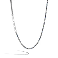 Men John Hardy Beads^Beaded Multi Wrap, Sterling Silver, Gemstones