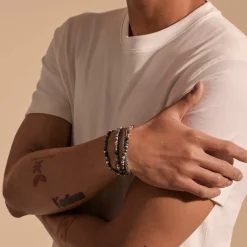 Men John Hardy Beads^Beaded Multi Wrap, Sterling Silver, Gemstones