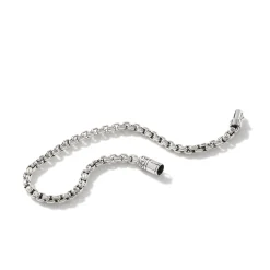 Men John Hardy Chains^Box Chain Bracelet, Sterling Silver, 4Mm