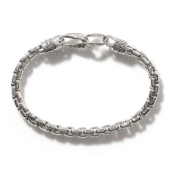 Men John Hardy Chains^Box Chain Bracelet, Sterling Silver, 6Mm