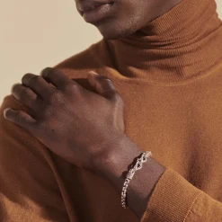 Men John Hardy Chains^Box Chain Bracelet, Sterling Silver, 6Mm