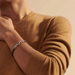 Men John Hardy Chains^Box Chain Bracelet, Sterling Silver, 6Mm