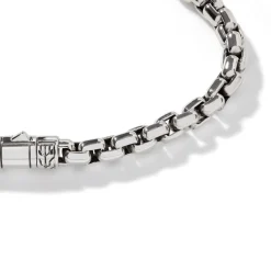 Men John Hardy Chains^Box Chain Bracelet, Sterling Silver, 4.8Mm