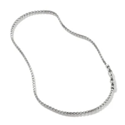 Men John Hardy Chains^Box Chain Necklace, Sterling Silver, 4Mm