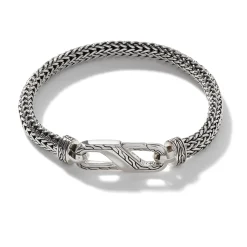 Men John Hardy Chains^Carabiner Bracelet, Sterling Silver