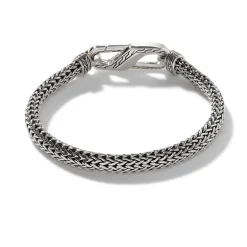 Men John Hardy Chains^Carabiner Bracelet, Sterling Silver