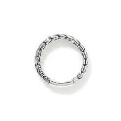 Men John Hardy Bands^Carved Chain Band Ring, Sterling Silver, Slim