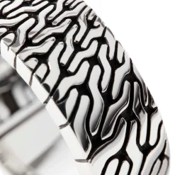 Men John Hardy Bands^Carved Chain Band Ring, Sterling Silver
