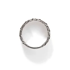 Men John Hardy Bands^Carved Chain Band Ring, Sterling Silver
