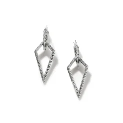 Women John Hardy Statement^Carved Chain Convertible Earring, Silver