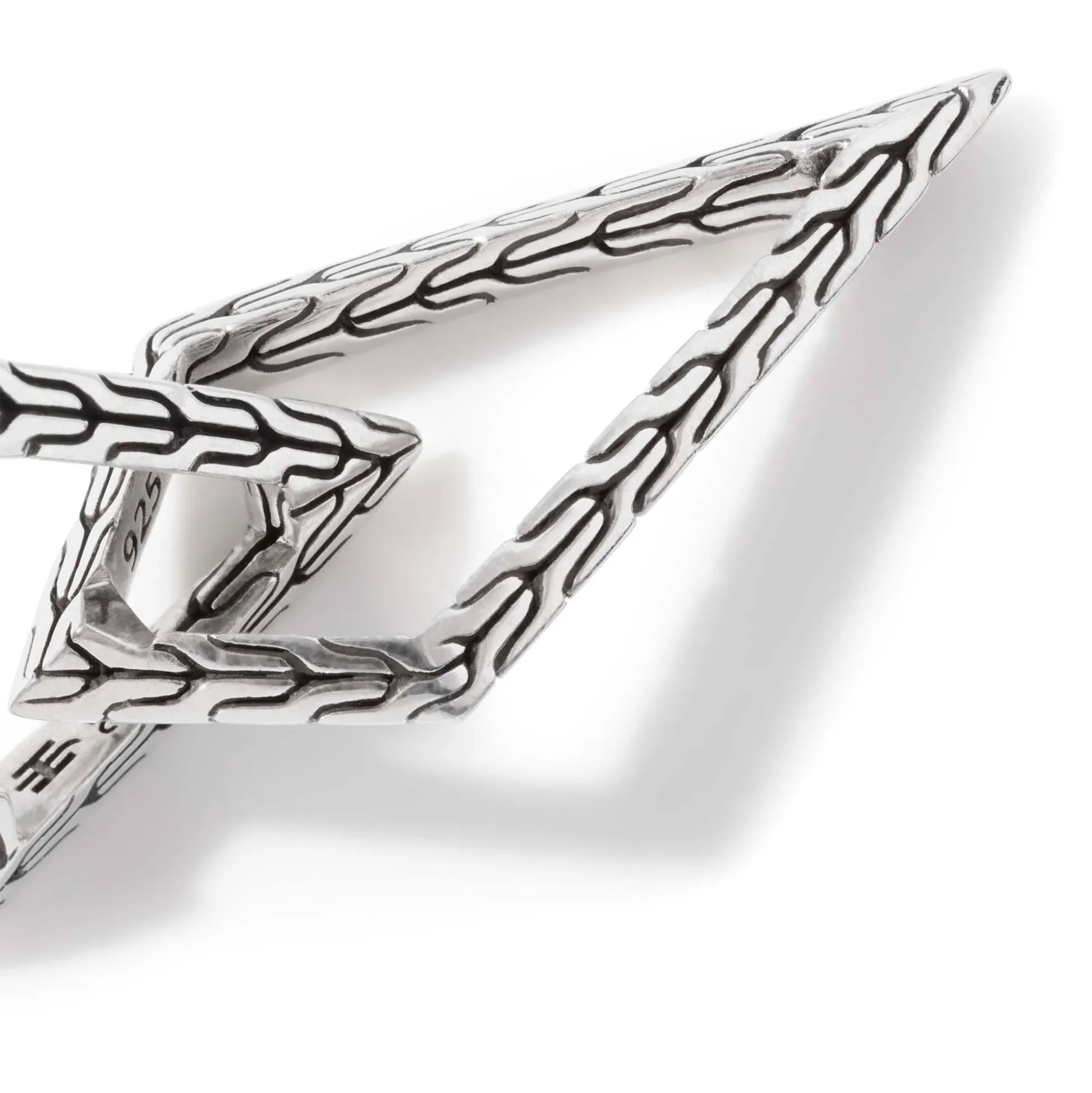 Women John Hardy Statement^Carved Chain Convertible Earring, Silver