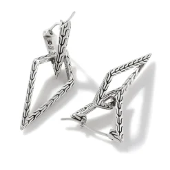 Women John Hardy Statement^Carved Chain Convertible Earring, Silver