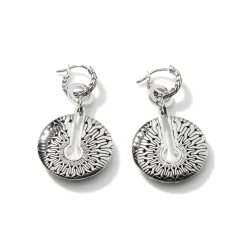 Women John Hardy Statement^Carved Chain Convertible Drop Earring, Silver