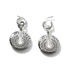 Women John Hardy Statement^Carved Chain Convertible Drop Earring, Silver