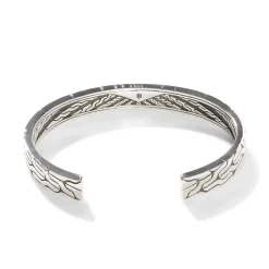 Men John Hardy Cuffs^Carved Chain Cuff, Sterling Silver, Slim